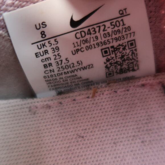 Nike Shoes Womens 8 Athletic Trainer React Infinity Run Flyknit Sneakers Running - Picture 11 of 11